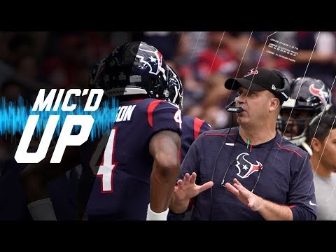 Video: Bill O'Brien Mic'd Up Coaching Deshaun Watson vs. Browns | NFL Films | Sound FX