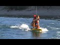 Standing on kneeboard