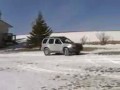 My girl driving 2000 nissan Xterra on snow (her 1st time)