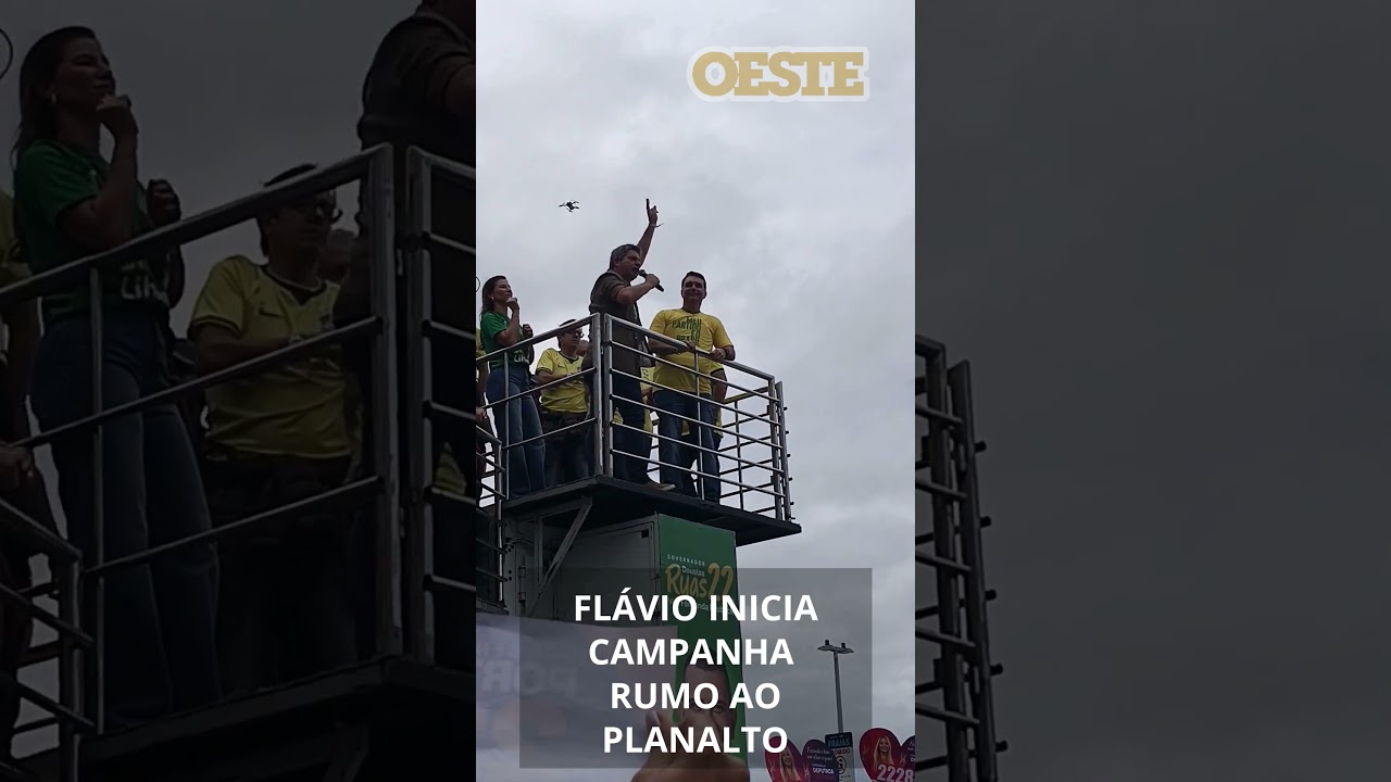 Flávio Inicia Campanha Rumo Ao Planalto