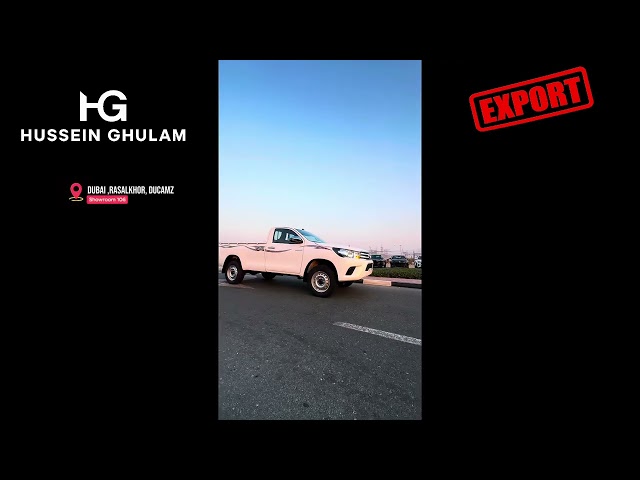 تويوتا هيلوكس GL تويوتا هايلكس 2026، سعة 2.7 لتر، دفع رباعي، كابينة مفردة video