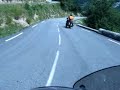 2/2 Going down Col de Rousset to Chamaloc on My Moto Guzzi