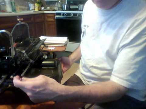how to repair typewriter carriage