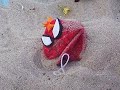 piter camuflado en la playa