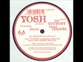 Yosh - Its what up front that counts Yosh - Its what up front that counts