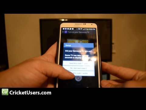 how to control tv with note 3