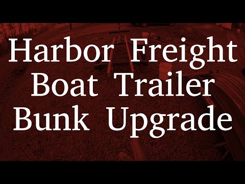 Harbor Frieght Boat Trailer Bunk Upgrade Harbor Frieght Boat Trailer Bunk Upgrade