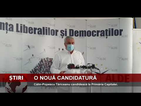 Călin-Popescu Tăriceanu candidează la Primăria Capitalei