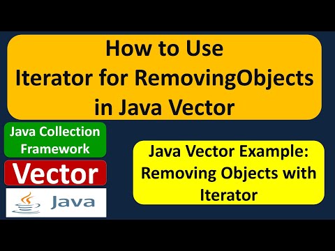 how to iterate vector in java