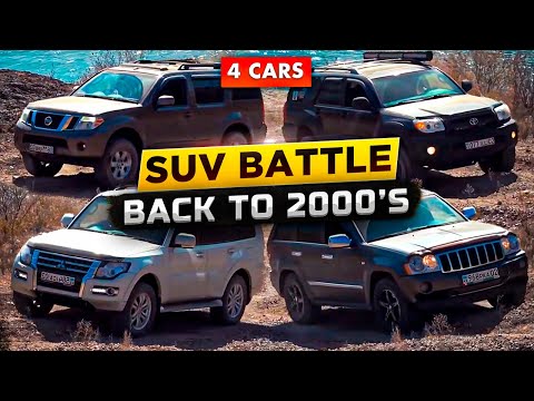 suv battle 2022 back to 2000s  jeep grand cherokee toyota 4runner nissan pathfinder pajero