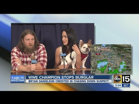 Former WWE champ catches burglar