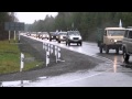 Новосибирский парад УАЗов уходит в лес
