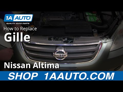 How To Remove Install Front Grill 2002-06 Nissan Altima