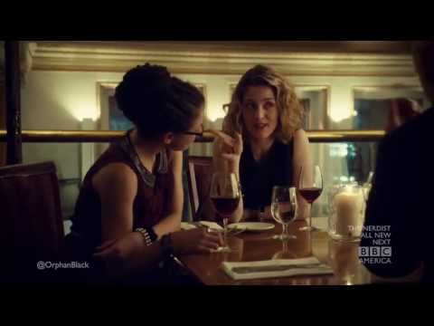 delphine - Cosima and Delphine have dinner with Dr. Leekie after which they kiss. Watch in HD. I do not own anything.
