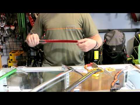 how to attach ice axe leash