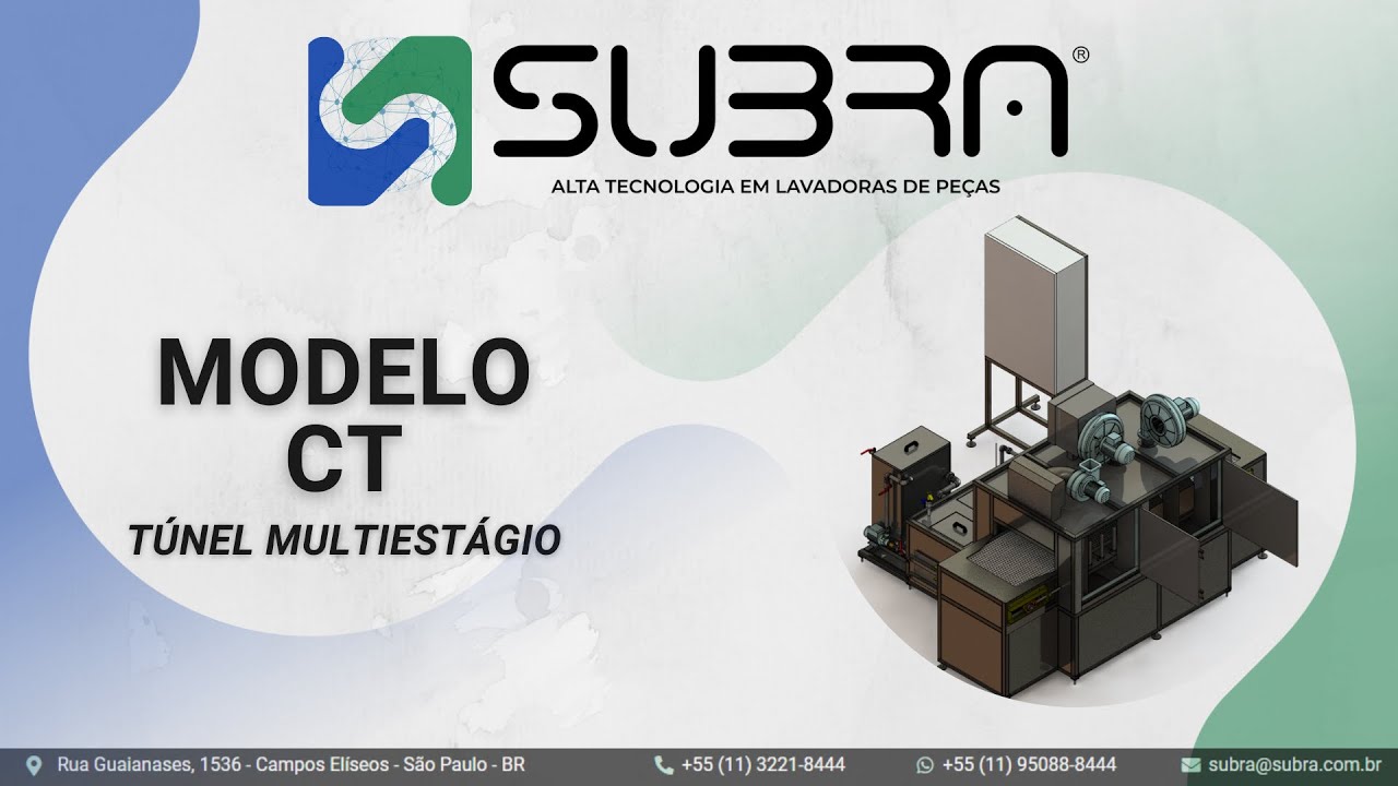 CT33 - Lavadora de Peças Industriais Subra