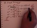 Factoring the Simple Trinomial