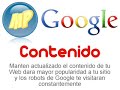 Mejorar Posicionamiento en Google - Contenido Mejorar Posicionamiento en Google - Contenido
