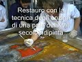 Restauro di un dipinto su tela