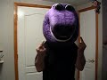 Barney the purple dinosaur snaps and goes crazy on kids