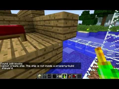 Minecraft - Ships And Boats Mod Review [1.2.5] w/Chris, Small Dingy