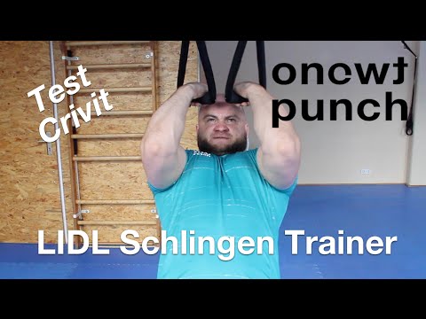 Schlingen Trainer von LIDL Test. Übungen Krafttraining,Funktionales Training mit Vitali.