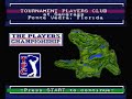 three holes of golf in pga tour golf for the super nintendo (snes). actual console play. not emulated. for pga tour golf's first outing on the snes, ea dropped the polygon-based graphics that characterized the series on the genesis and replaced them with mode 7 manipulations of bitmapped layers. this was a wise thing for ea to do as rendering polygons on the fly has never been one of the snes' strengths (without an fx chip, that is). the trade-off in switching to bitmapped graphics was one of visual crispness for acceptable rendering speed. beyond their visual differences, the snes and genesis versions of pga tour golf are the same game. all the features of the genesis version are in the snes version, and they function identically, more or less. the only significant difference between the two versions is found within the putting system. in the genesis version, the topography of the green between the hole and the ball is scaled to fit on to a single screen of the putting grid. in the snes version, each unit of distance on the putting grid remains discrete, and the putting grid scrolls to accommodate putts that exceed a certain threshold in length. however, the snes system makes it difficult to read the greens accurately because the way that the undulations on the green appear is relative to the position from where they are being observed. what this means is that an undulation on the green observed from 20 ft. away appears markedly different when it is viewed from a  ... 
