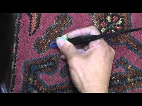 how to repair oriental rug