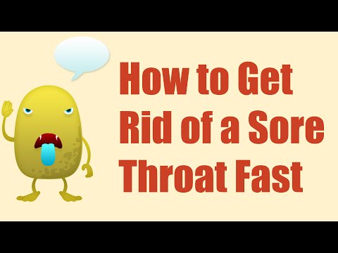 how to get rid o f sore throat