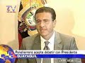 Blasco Peñaherrera acepta debatir con el Presidente de la República Blasco Peñaherrera acepta debatir con el Presidente de la República