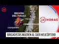 Catorce brigadistas mueren al caer helicóptero