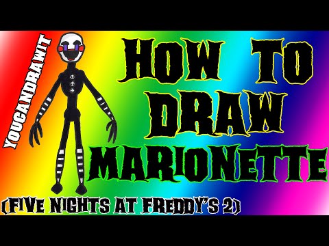 how to draw five nights at freddy's 2