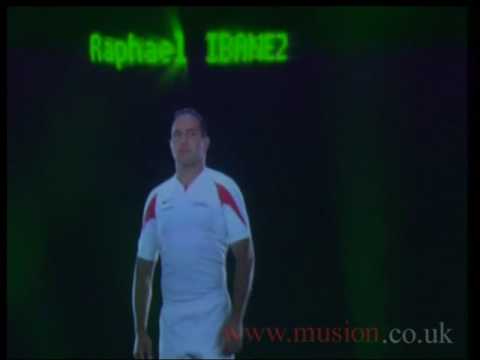 TF1 Hologram using Musion Eyeliner