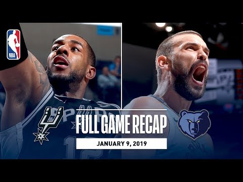 Video: Full Game Recap: Spurs vs Grizzlies | Marc Gasol Drops 26 & 14