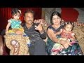 Mohan Babu With Grand Daughters in Denkaina Ready Movie Logo Launch (TV5)