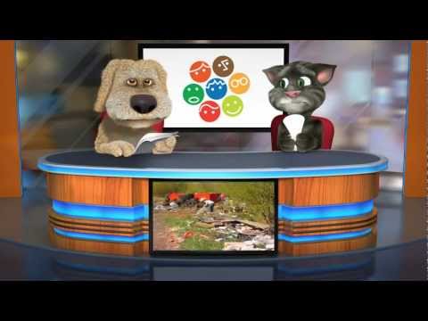 talking - Talking Tom and Ben have become famous TV news anchors. This time they mischievously cover our project! The video was prepared by the communication partner O...