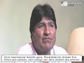 entrevista a evo morales