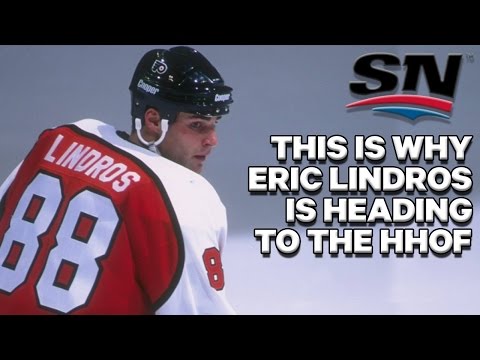 This is why Eric Lindros is going to the Hockey Hall of Fame