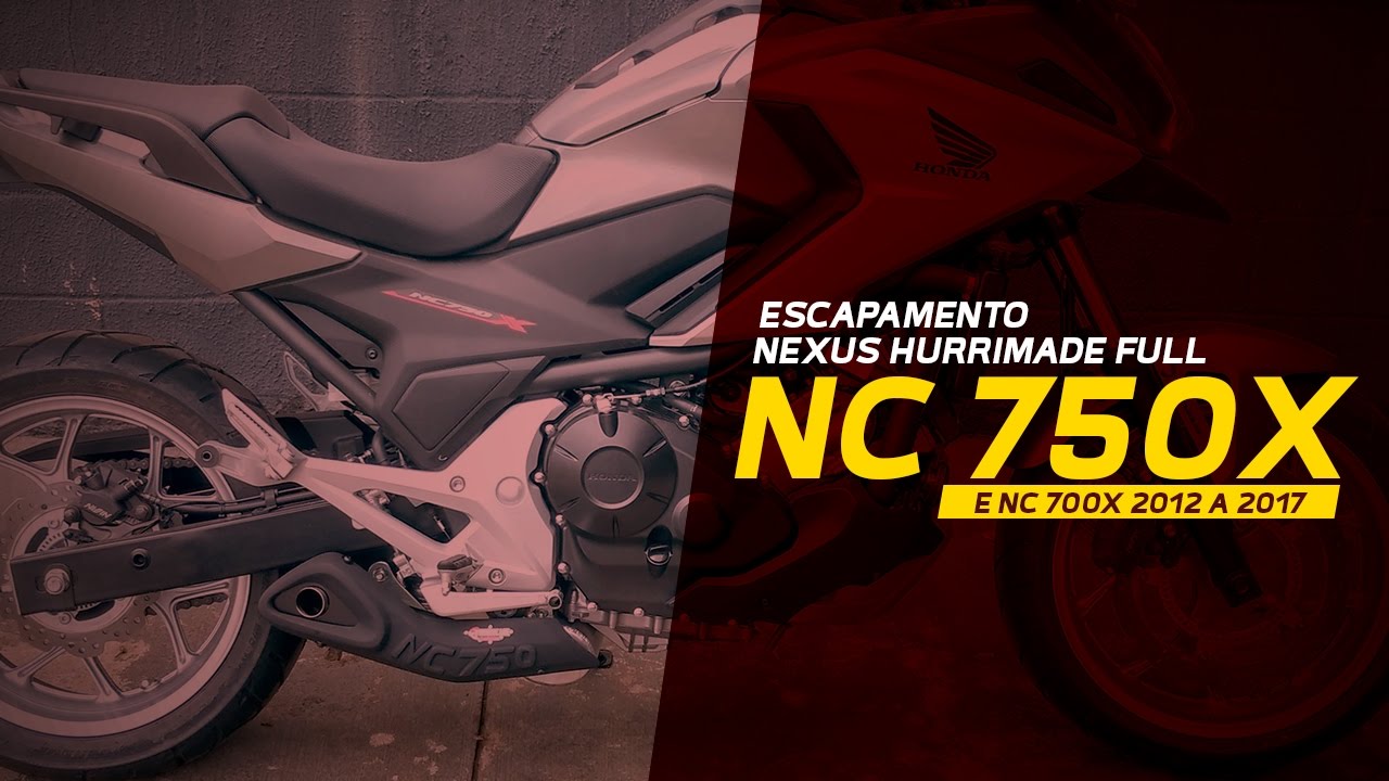 Capa do vídeo  Escapamento Nexus Hurrimade Full Honda NC 700X e NC 750X 2012 a 2022