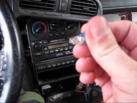 Subaru Instrument Panel Light Replacement