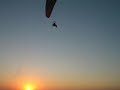 Sunset and Kyte at Gute - שקיעה ומצנח רחיפה בגוטה