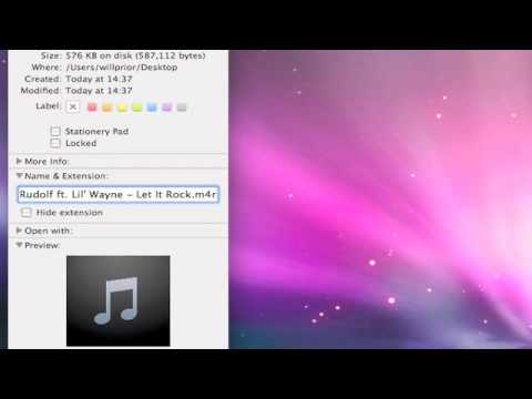 How to make iPhone Ringtones (MAC) tutorial