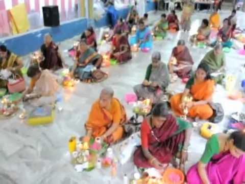 how to perform kuthu vilakku pooja
