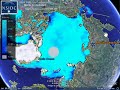 Ice Melting Animation in Google Earth