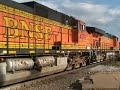 BNSF #5507 And BNSF #7673 Meet, Joliet, IL.