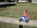 Aidan four-wheels it
