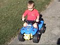 Aidan four-wheels it