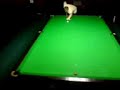 ste welsby pots a crazy ball after a practice session ste welsby pots a crazy ball after a practice session