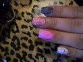 crackle nail polish in pink/red/white/black crackles