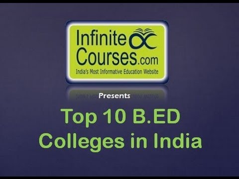 how to get a b.ed degree in india